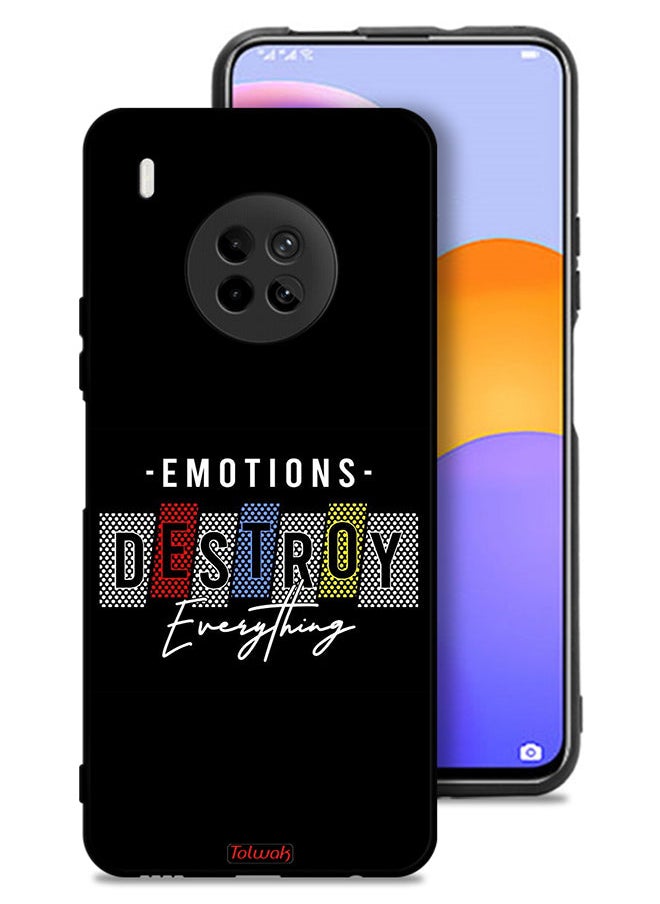 Tolwak Huawei Y9a Protective Case Cover Emotions Destroy Everything  - Image 1