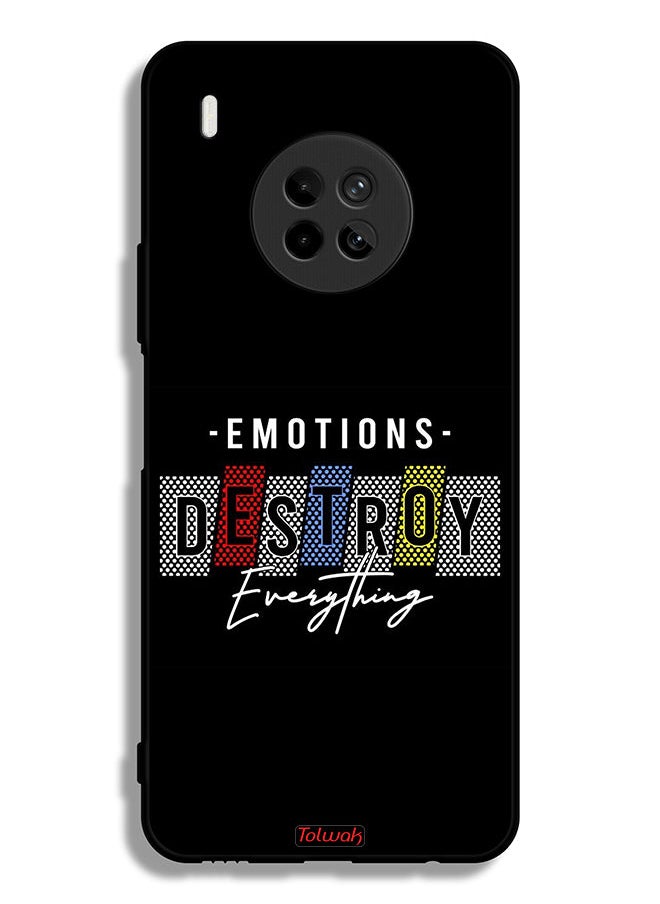 Tolwak Huawei Y9a Protective Case Cover Emotions Destroy Everything  - Image 2