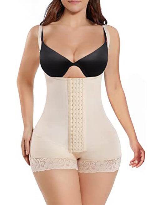 مشدات الجسم النسائية ذات الخصر العالي للتحكم في البطن، مشدات الجسم الكاملة للنساء