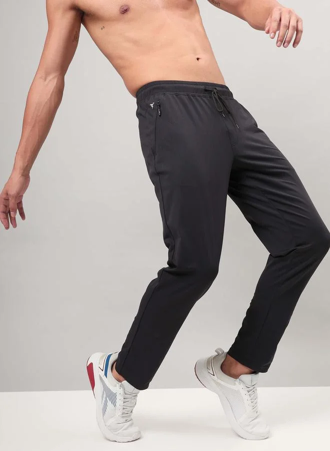 Technosport Technosport Men Solid 4-Way Stretch Track Pants