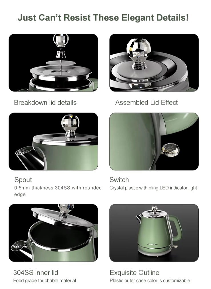High Quality Water Tea Pot Stainless Steel Electric Water Kettle Kitchen Appliances  - Image 4