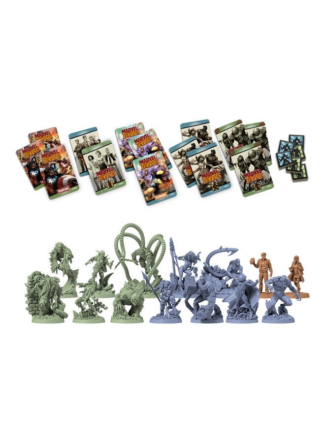 CMON Marvel Zombies: A Zombicide Game - Clash of The Sinister Six - Heroes vs. Villains in a Zombie Apocalypse! Cooperative Strategy Game, Ages 14+, 1-6 Players, 90 Minute Playtime, Made by CMON - Image 2