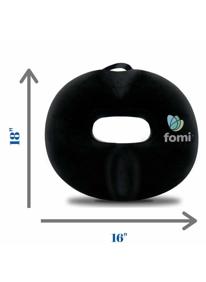 FOMI Extra Thick Donut Memory Foam Seat Cushion Care | 18" x 16" x 3.5" | Large Tailbone Pillow for Car, Truck, Office Chair, Wheelchair | Back, Bed Sores, Coccyx, Hemorrhoid, Sciatica Pain Relief - Image 5
