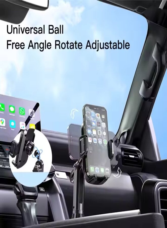 Devon Car Phone Holder with Cup Holder Insert for Car Interior Convenience and Secure Mounting - Image 5