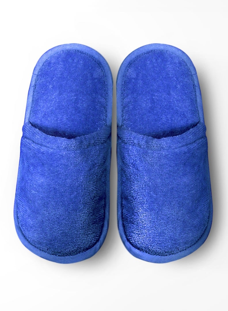 ريزاريز رداء حمام فاخر - 100% قطن مخملي ناعم - أزرق - طقم 2 قطعة - للجنسين - Image 3