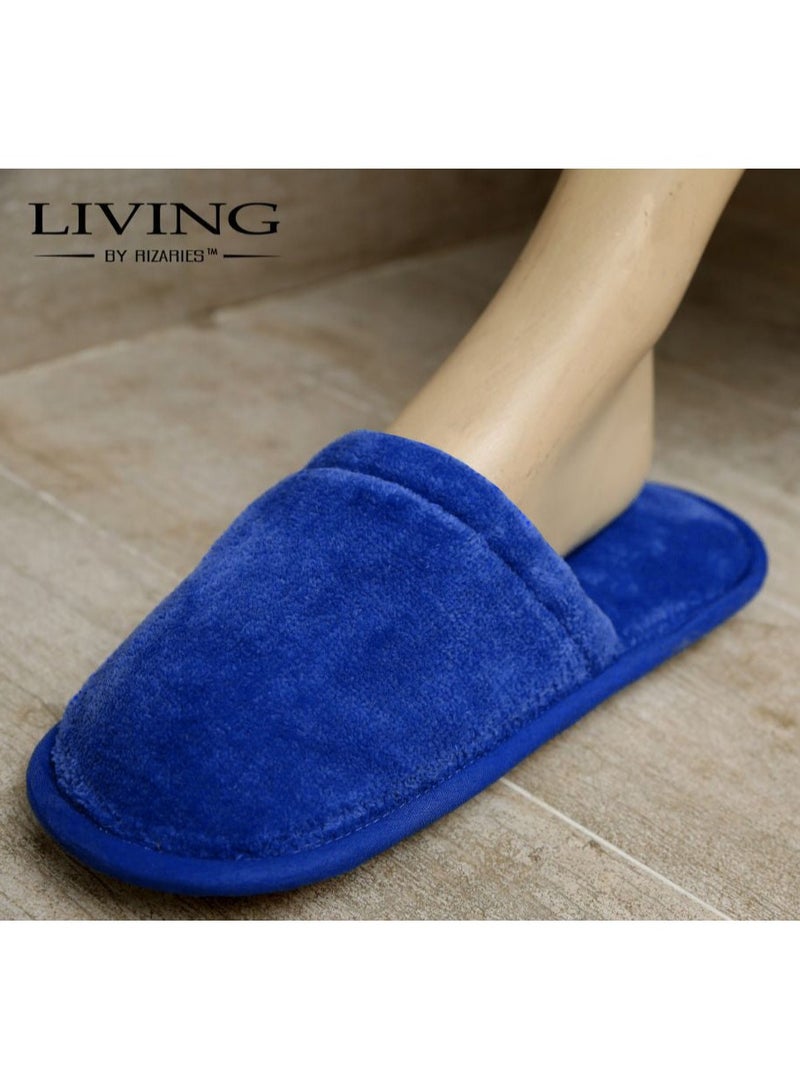 ريزاريز رداء حمام فاخر - 100% قطن مخملي ناعم - أزرق - طقم 2 قطعة - للجنسين - Image 4