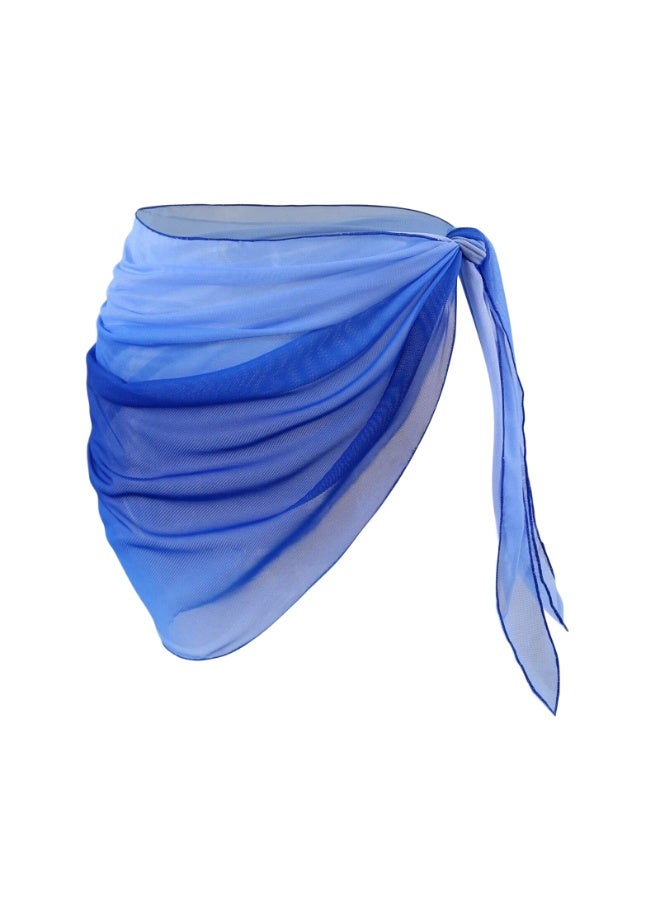 Women's Sarong Short Boho Beach Coverups Beach Wrap Sheer Bikini Wraps Chiffon Skirts for Swimwear - Image 1