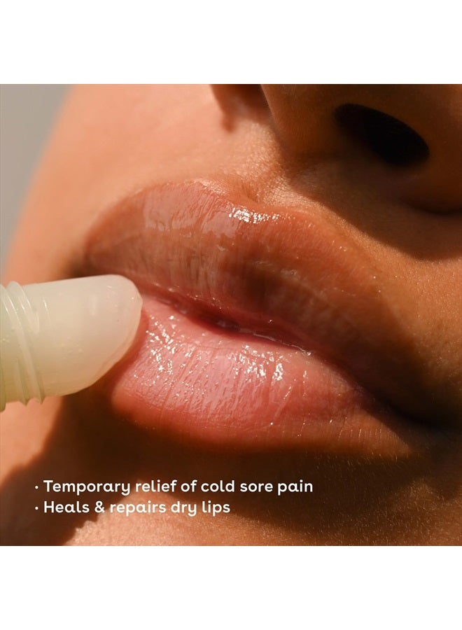 EOS Medicated Lip Balm - The Fixer | Lip Care to Repair and Protect Chapped and Dry Lips | Instant Cooling and Pain Relief with Natural Ingredients | 0.35 oz - Image 3