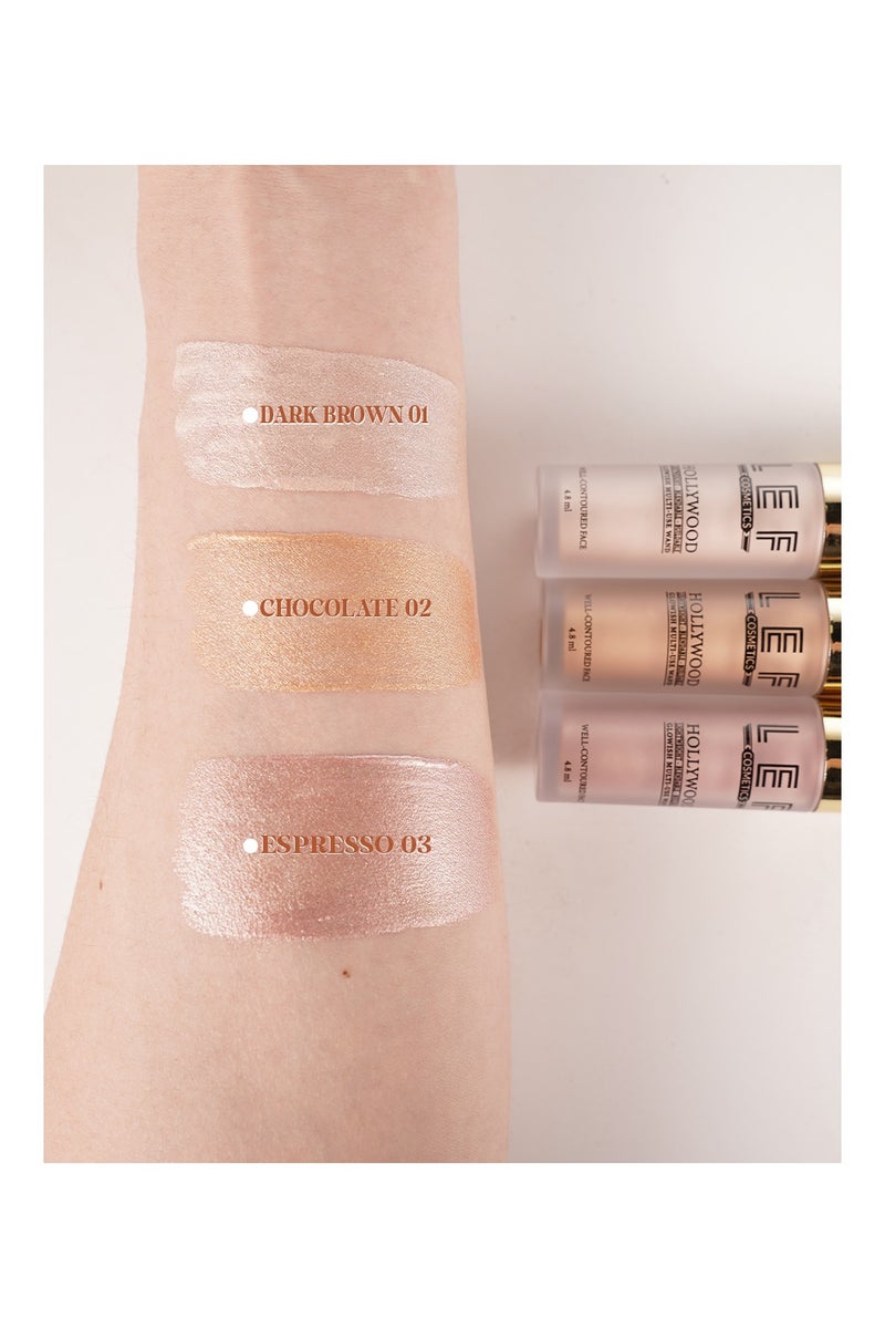 LEF COSMTICS LEF Hollywood Liquid Glow Multi use | SUN GLOW 03 - Image 2