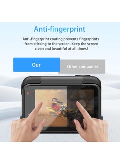 SJet 2 Pack Screen Protector for Insta360 Ace Pro 2, Ultra Clear Tempered, Glass Screen Protector,  Lens Protector, Lens Cap for Insta360 Ace Pro 2 Accessories, Ultra HD, 9H  - Image 4