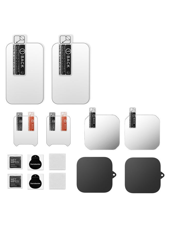 SJet - 2 Pack Screen Protector for Insta360 Ace Pro 2, Ultra Clear Tempered, Glass Screen Protector,  Lens Protector, Lens Cap for Insta360 Ace Pro 2 Accessories, Ultra HD, 9H - Image 1