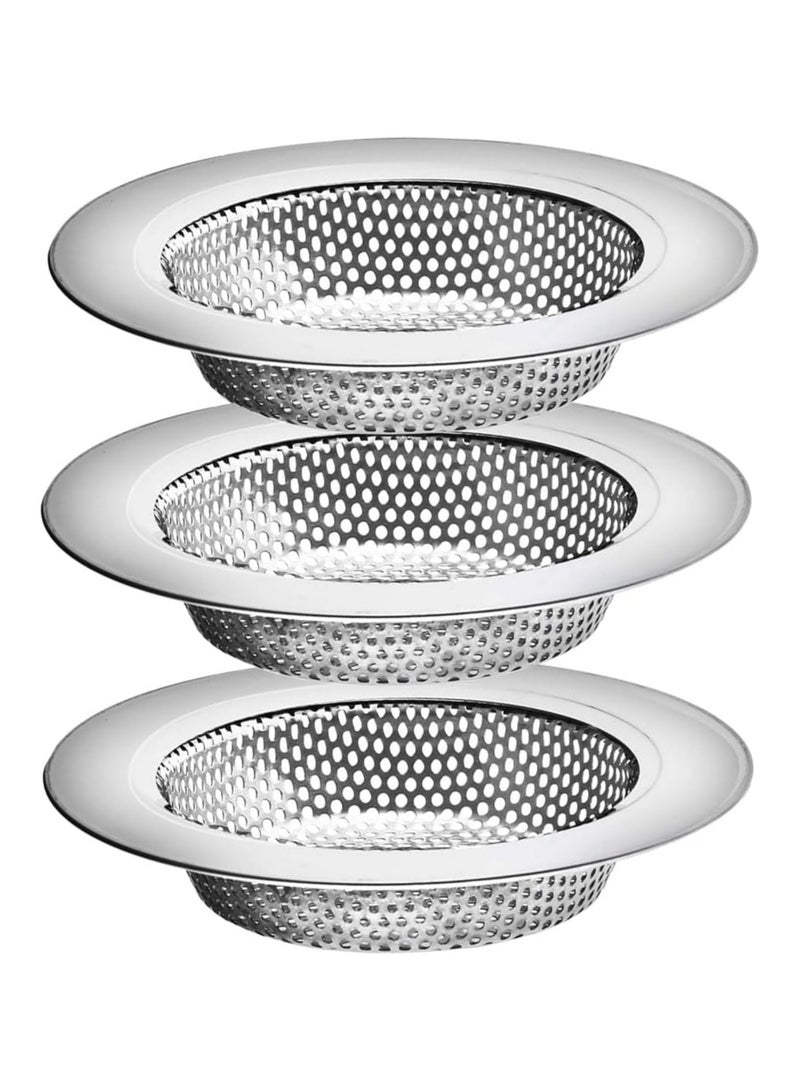 Oasisgalore 3 PCS Double-Layer Kitchen Sink Drain Strainer (4.5 Inch)  - Image 1