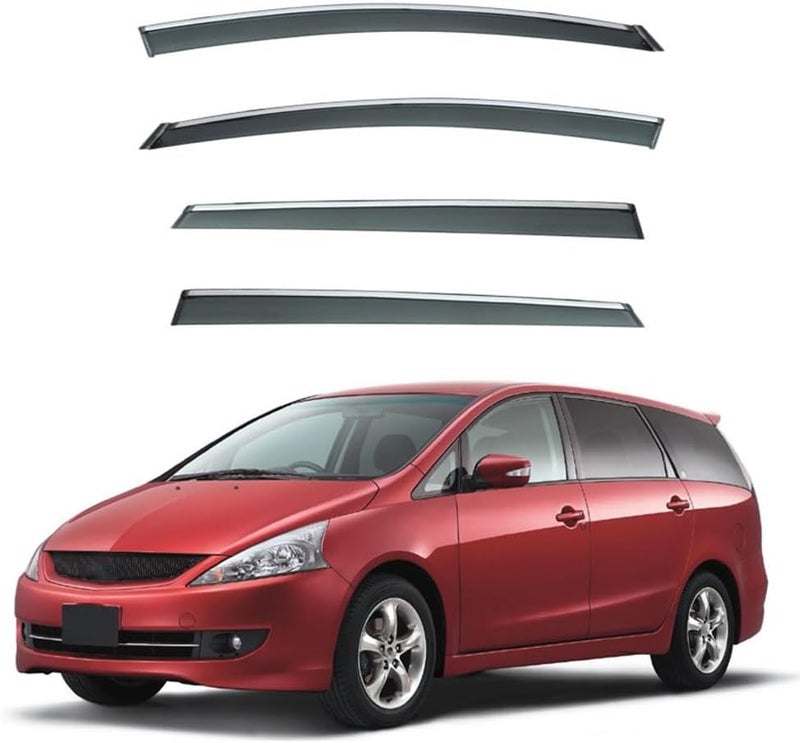 Premium Wind Deflector for Mitsubishi Space Wagon MK1-NA-BA 2003-2011 Window Side Visor Keep Your Car Ventilated in Rain Reduce Wind Turbulence External Accessories - Image 1