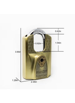Mindy Mindy Lock with Keys Zinc Alloy Keyed Different Padlock AF1260  - Image 4