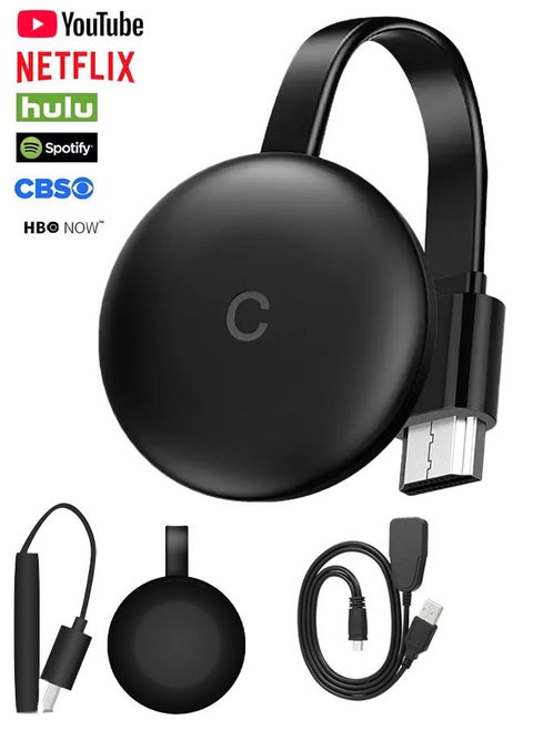 Device Chromecast Compatible with HUAWEI Nova Y71 supports all mobile systems and easy operation without the need for software