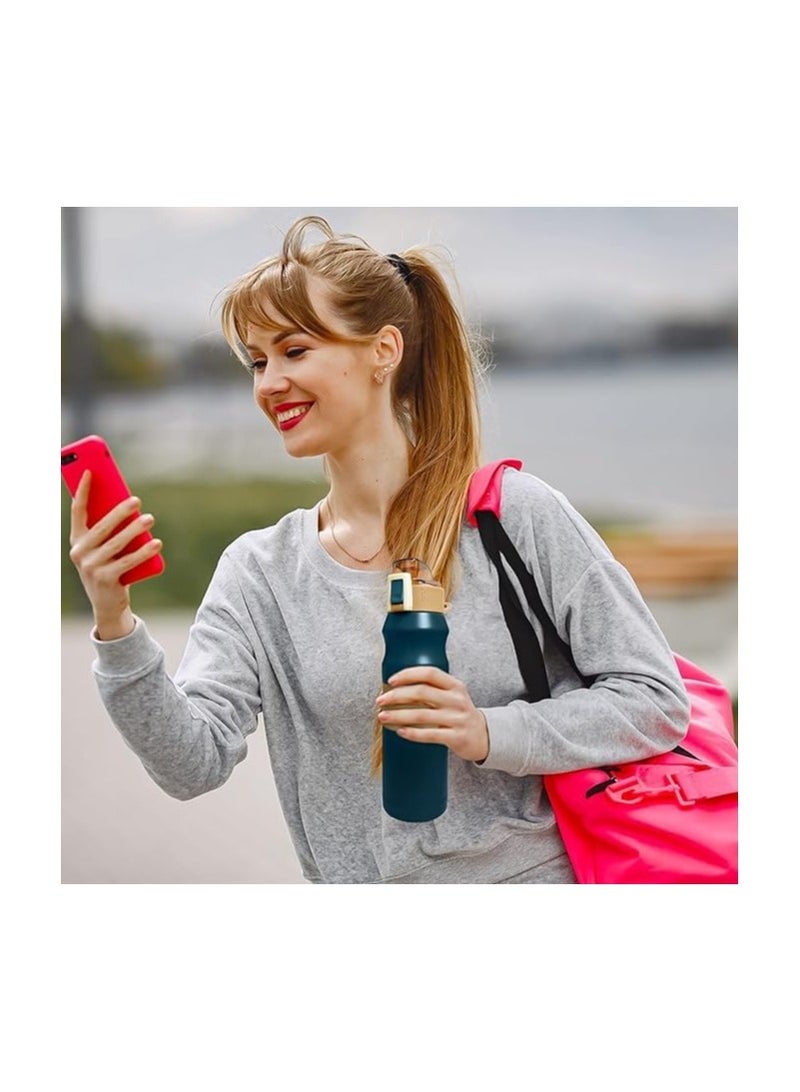 Spaceshoop Leak Proof Bottle  Thermos Coffee Thermos Hot Cold Thermos Sport Jug Metal Canteen 680ml - Image 2