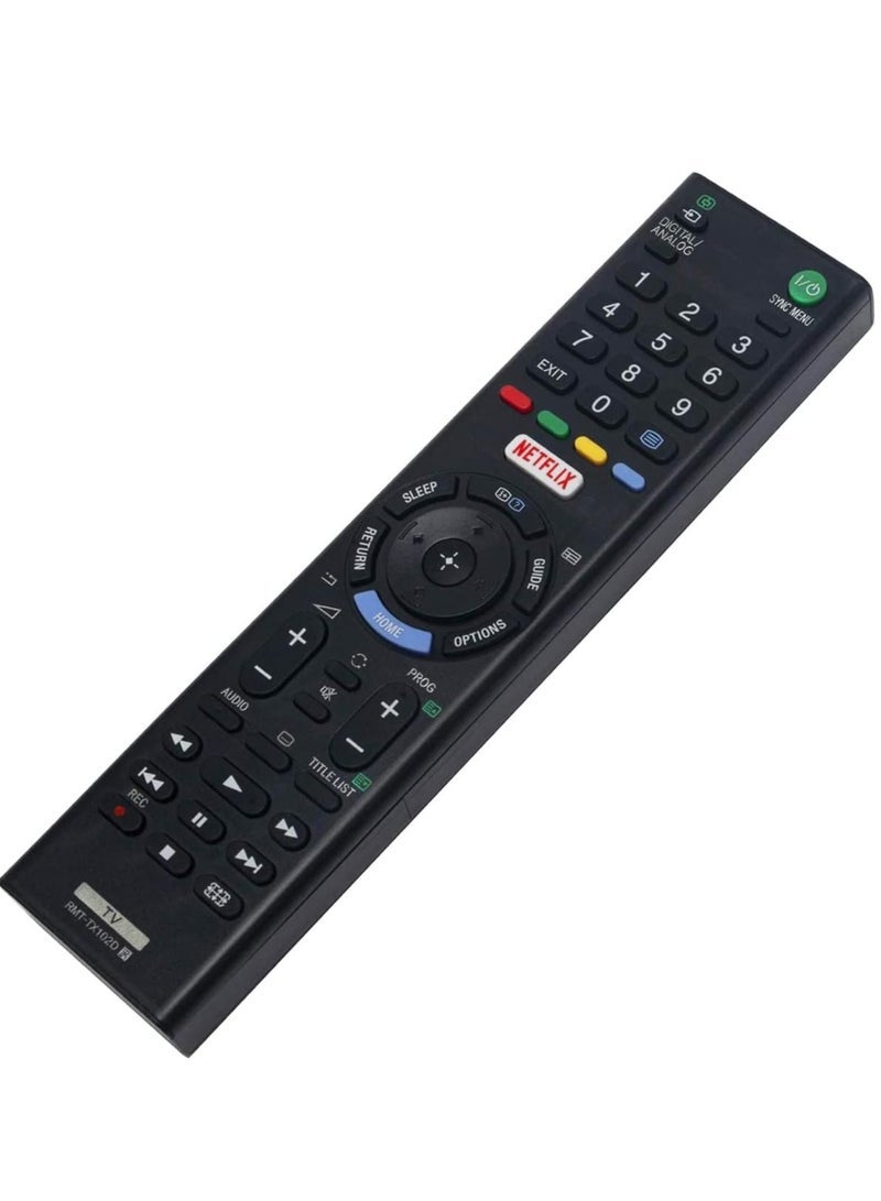 PopZa New Replacement Remote Control RMT-TX201P sub RMT-TX102D RMT-TX200E for Sony Smart LCD LED TV KDL-40W650D with battery - Image 3