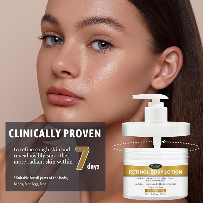 danliss Retinol Body Lotion Firming Cream with Niacinamide & Shea Butter - Image 3