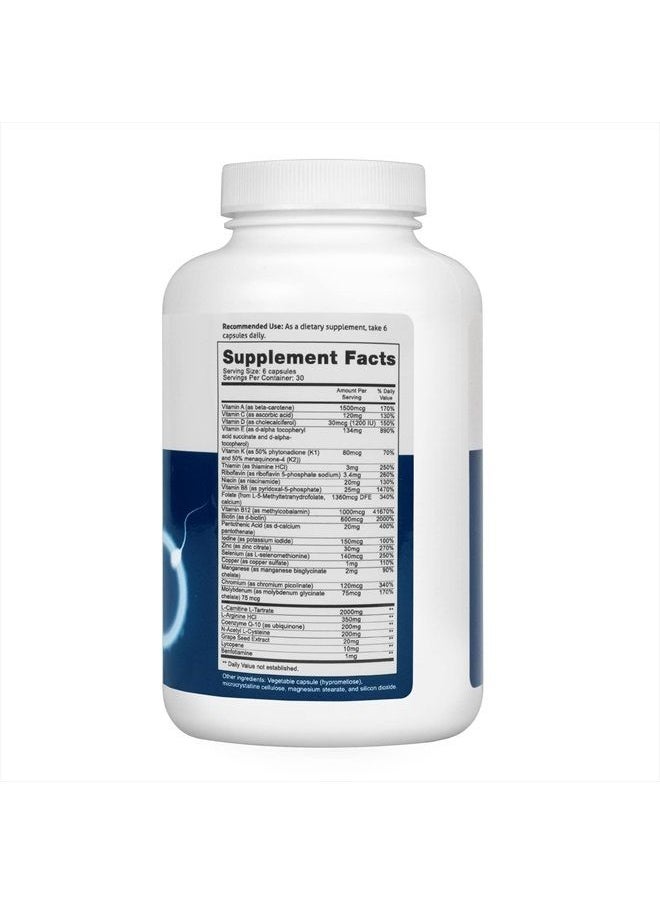 fairhaven health - FH Pro for Men | Premium Fertility Supplement for Men | Optimal Count Support and Motility for Him | Male Multivitamin for Conception Support | 180 Capsules | 1 Month Supply - Image 1