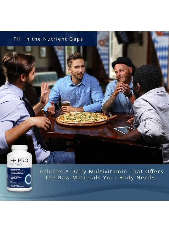 fairhaven health - FH Pro for Men | Premium Fertility Supplement for Men | Optimal Count Support and Motility for Him | Male Multivitamin for Conception Support | 180 Capsules | 1 Month Supply - Image 1