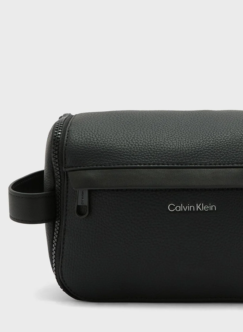 CALVIN KLEIN Logo Washbag