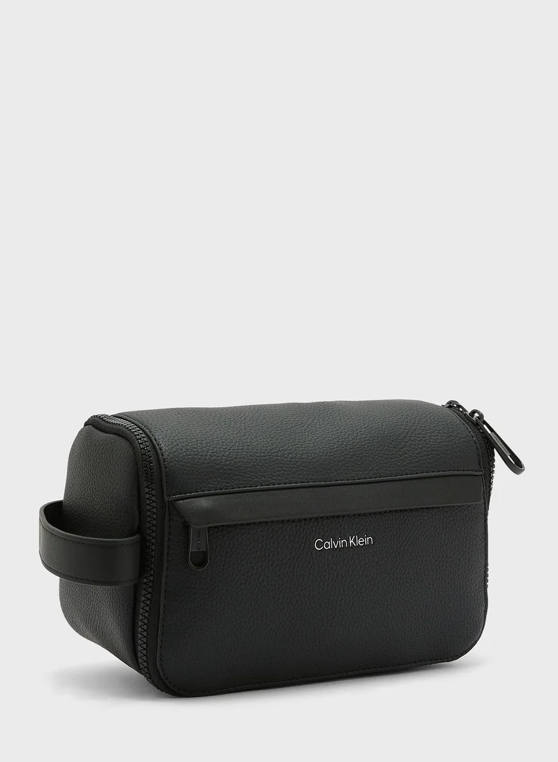 CALVIN KLEIN Logo Washbag