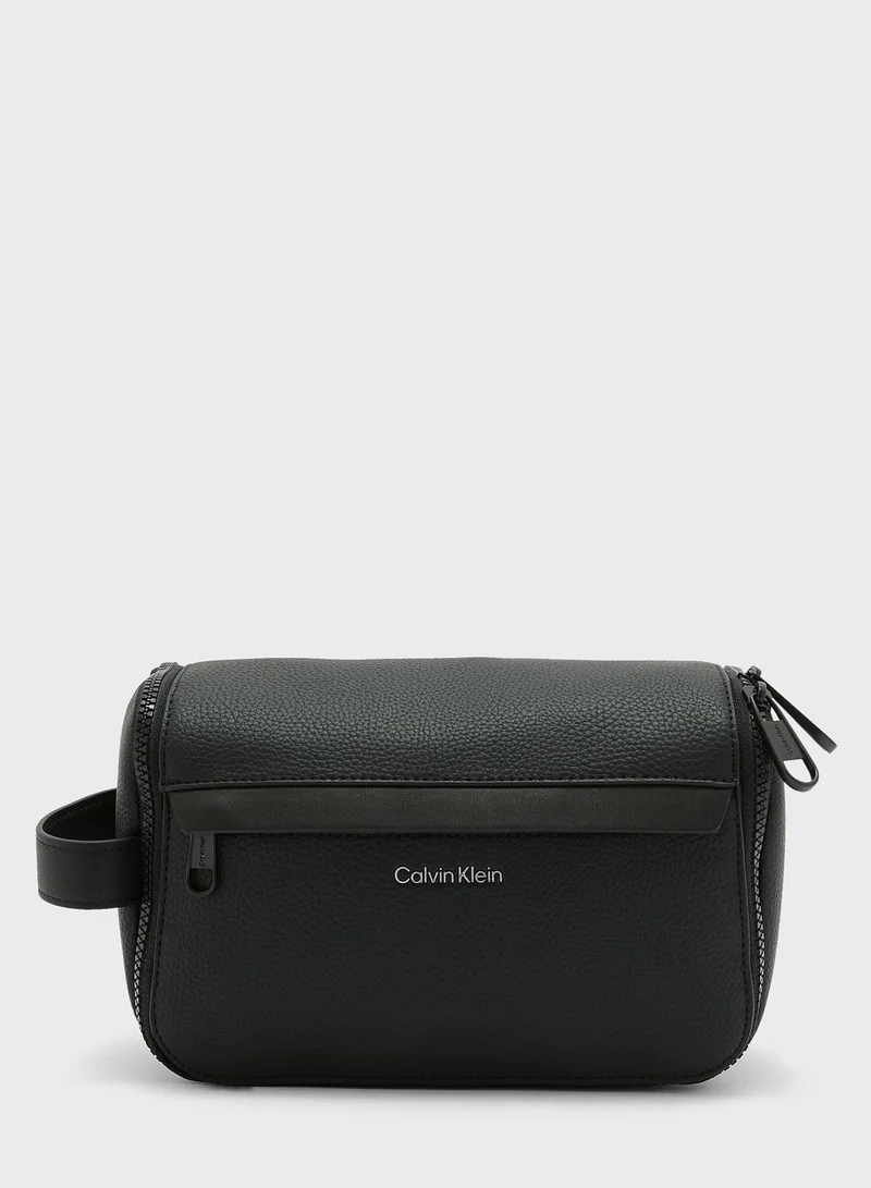 CALVIN KLEIN Logo Washbag