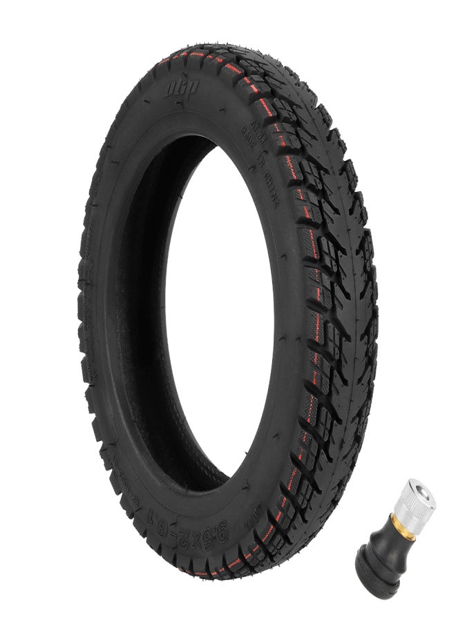 يو إل آي بي إطار Ulip 9.5x2-6.1 بدون أنبوب داخلي، مقاس 8.5 بوصة، إطار تفريغ هوائي للطرق الوعرة، مقاس 8 1/2x2، إطار هوائي للدراجات الكهربائية مع فوهة - Image 1