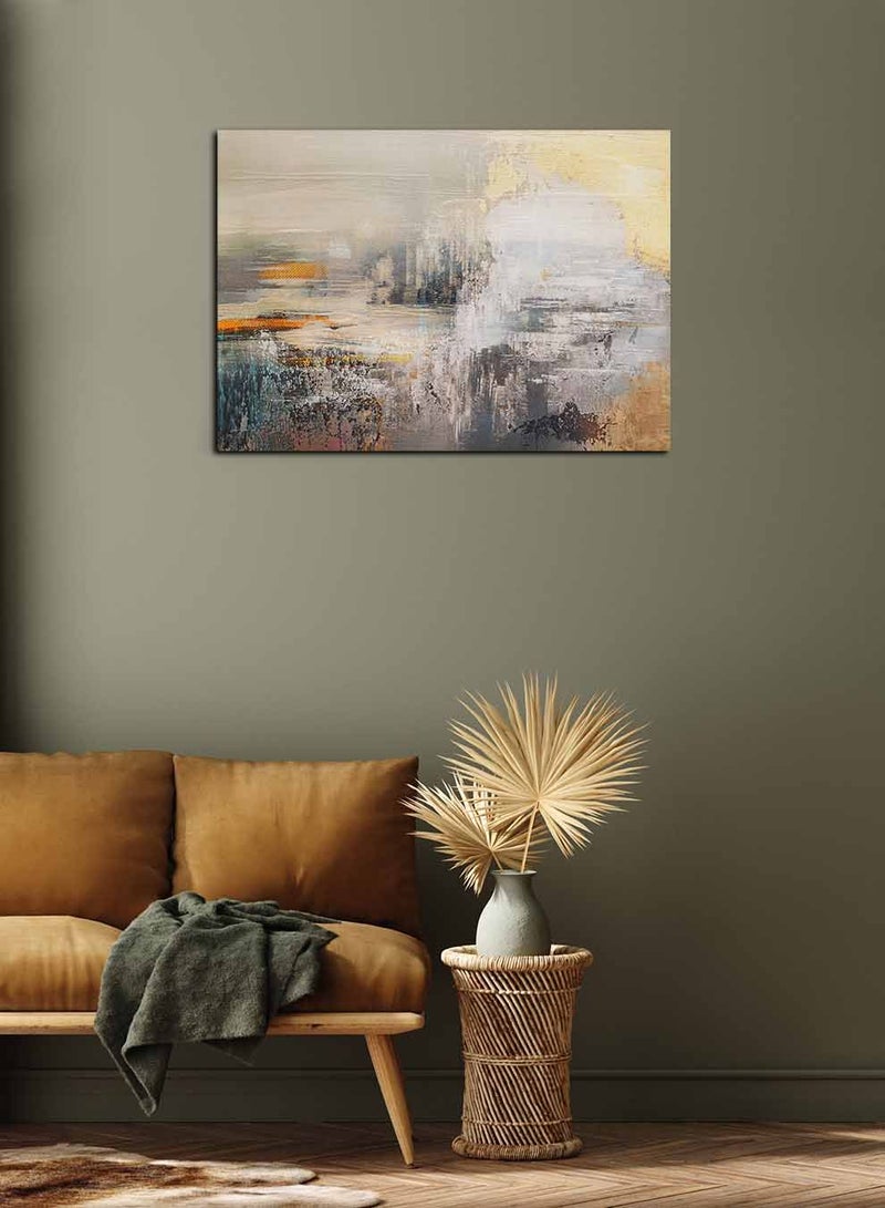 لوحة كانفاس على إطار خشبي، تصميم فن زيتي لمنظر طبيعي ، للمنزل، غرفة المعيشة، المكتب، الديكور - Image 1