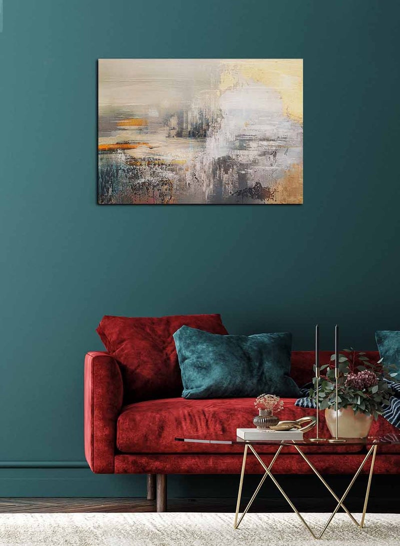 لوحة كانفاس على إطار خشبي، تصميم فن زيتي لمنظر طبيعي ، للمنزل، غرفة المعيشة، المكتب، الديكور - Image 3