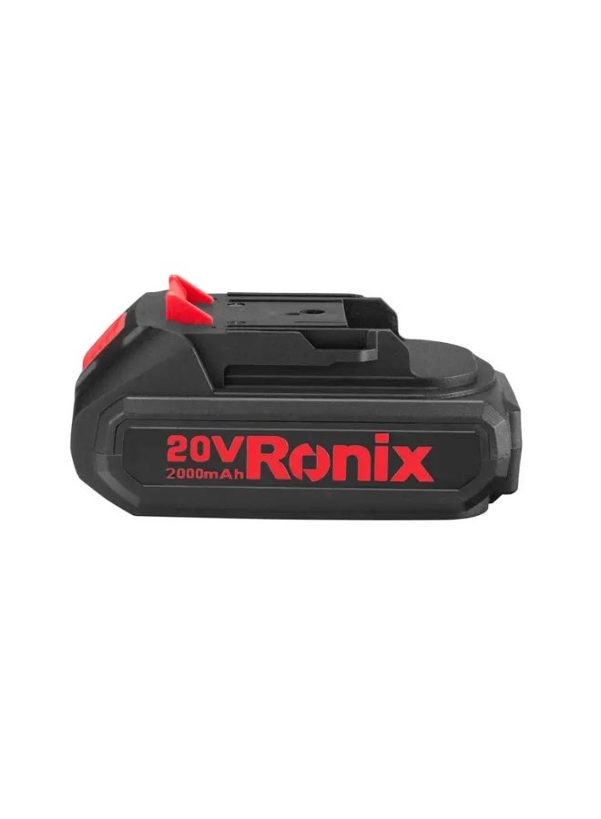RONIX 20V 2.0Ah Li-Ion Battery Pack, Lightweight Cordless Tool Battery, 86 Series Compatible , 60-Min Charge, No Memory Effect # 8690 - Image 1