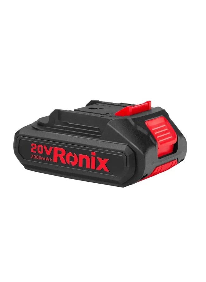 RONIX 20V 2.0Ah Li-Ion Battery Pack, Lightweight Cordless Tool Battery, 86 Series Compatible , 60-Min Charge, No Memory Effect # 8690 - Image 4
