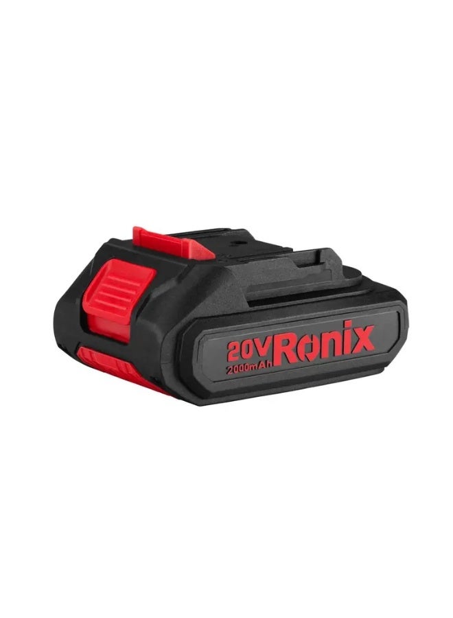 RONIX 20V 2.0Ah Li-Ion Battery Pack, Lightweight Cordless Tool Battery, 86 Series Compatible , 60-Min Charge, No Memory Effect # 8690 - Image 3