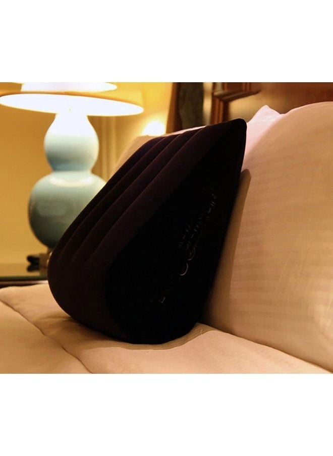 Arabest Synthetic Positions Pillow, Inflatable Pillow, Portable Cushion, Body Pillow Lightweight for Sleeping, Leg Elevation, Use in Bed, Sofa, Chair,Travel, Camping, Fast Inflating Deflation  - Image 4