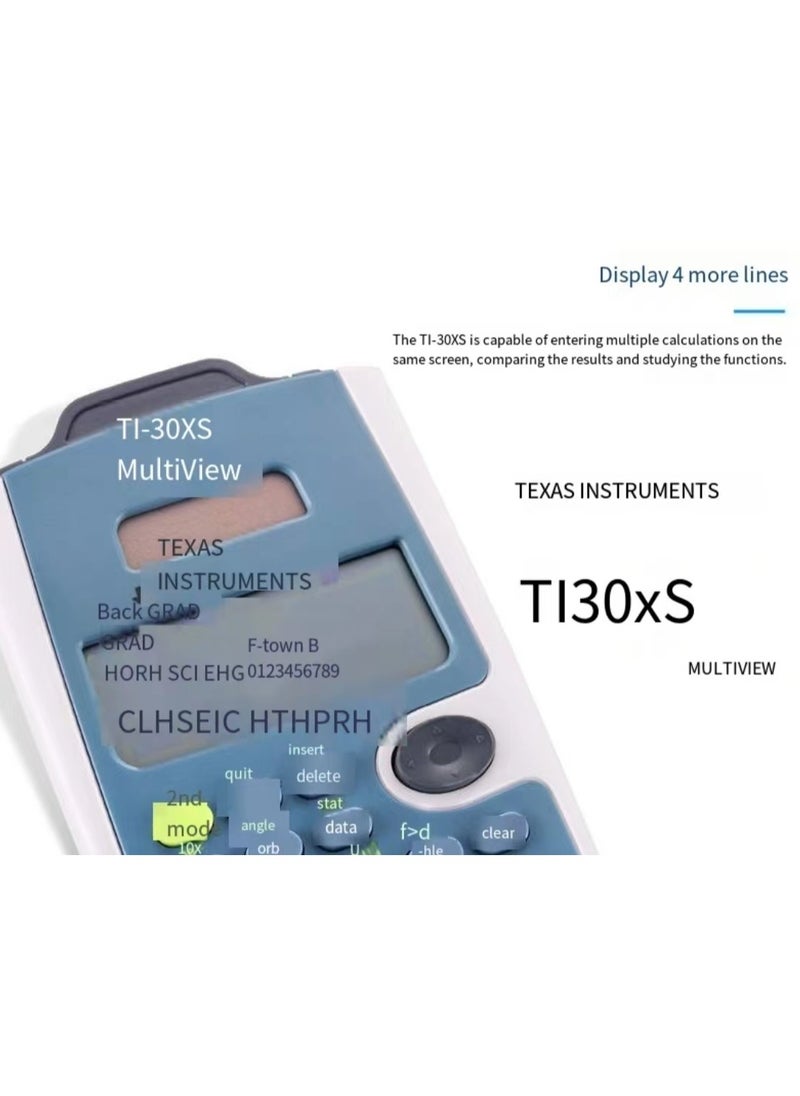 TEXAS INSTRUMENTS - Texas Instruments TI30XSMVLIMEGRN Calculator - Image 1