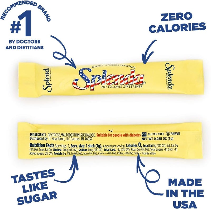 Splenda No Calorie Sweetener Cafe Stick, 1 Gram - 2000 Sticks - Image 3