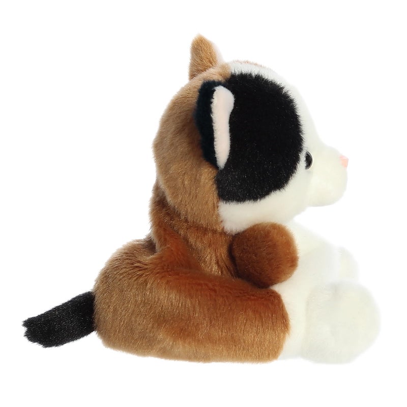 Aurora® Adorable Palm Pals™ Peebs Calico Cat™ Stuffed Animal - Pocket-Sized Play - Collectable Fun - White 5 Inches - Image 3