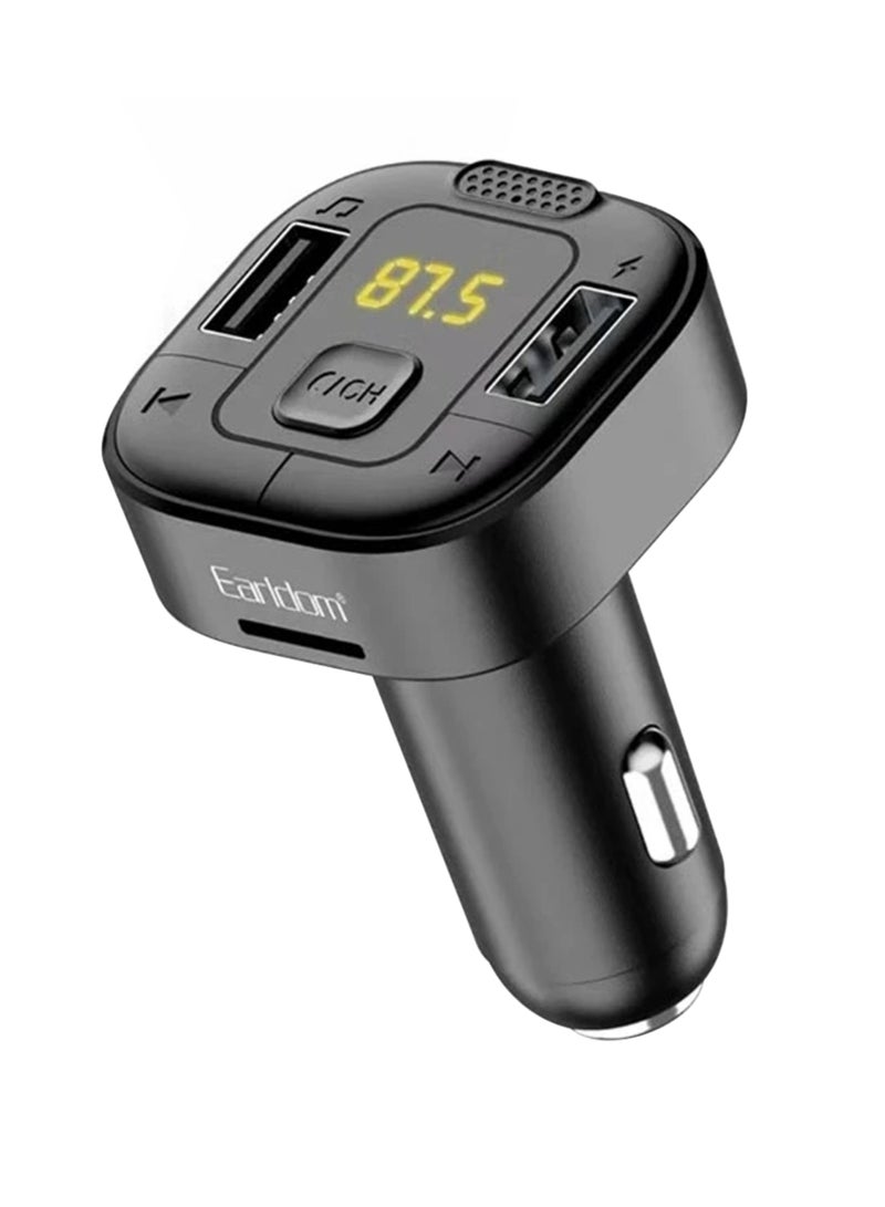 Earldom Bluetooth Adapter For Car, Fast Charger, FM Transmitter, MP3 Music Player, Wireless Radio Adapter, Car Kit - Car Accessories
