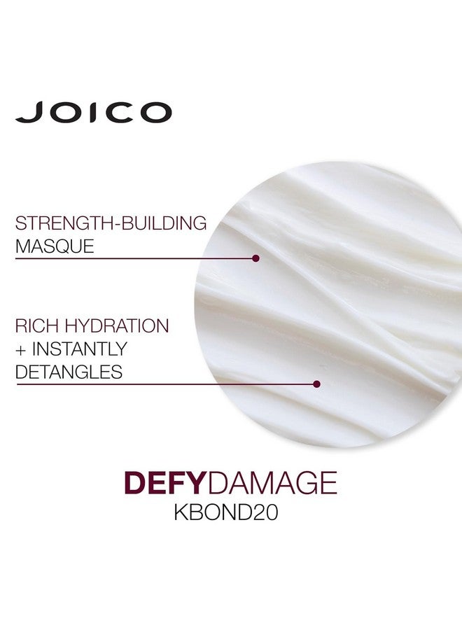 Joico Defy Damage KBOND20 Power Masque | For Stronger, Hydrated Hair | Color-Safe | Rebuild & Protect Bonds | Paraben-Free | Animal-Test Free Formula | 5.1 Fl Oz - Image 5