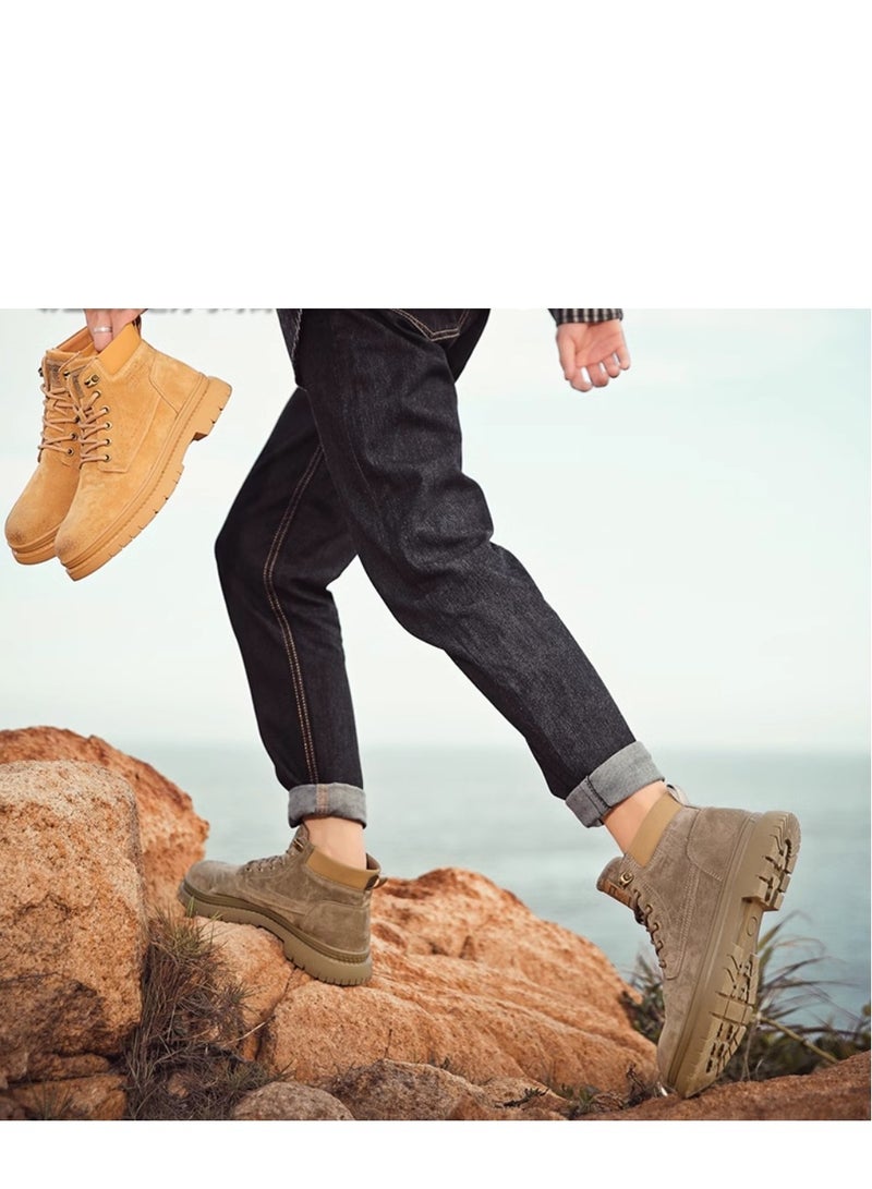 Deerway Men's High Top Outdoor  Casual Shoes Martin Boots  - Image 3