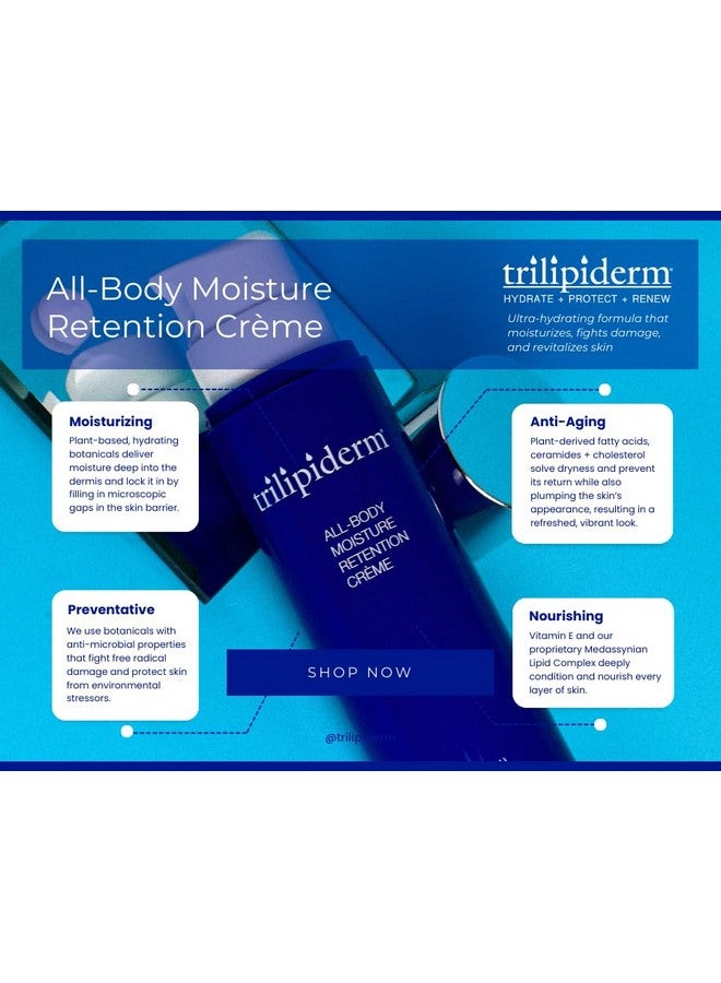 Trilipiderm Weekender Bundle - All-Body Moisture Retention Crème With Spf 30 And Vitamin D, 8 Ounce Airless Pump Bottles  - Image 3