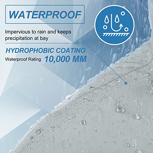 CAMEL CROWN Men's Mountain Snow Waterproof Ski Jacket Detachable Hood Windproof Fleece Parka Rain Jacket Winter Coat - Image 3