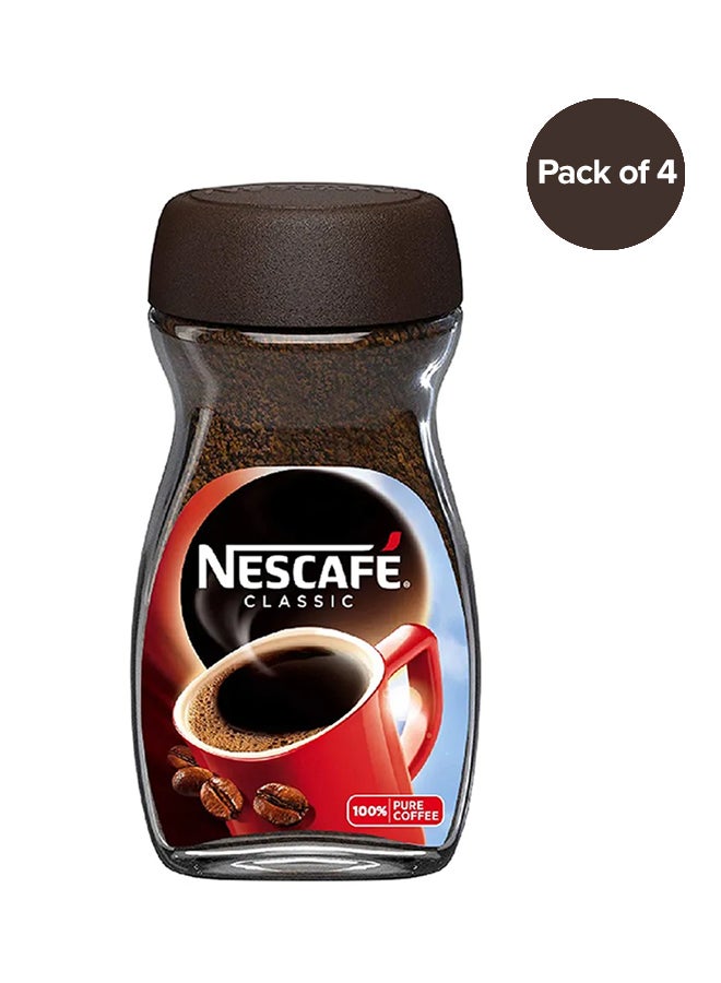 Nescafe Classic Instant Coffee 200grams Pack of 4 - Image 1