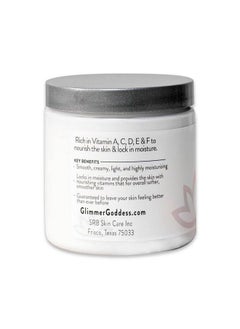 glimmer goddess Organic Whipped Body Butter Peppermint Vanilla Vegan Crueltyfree 24 Hour Hydration Reduces Stretch Marks Great For Eczema All Skin Types Baby Friendly Organic Ingredients 8  - Image 3