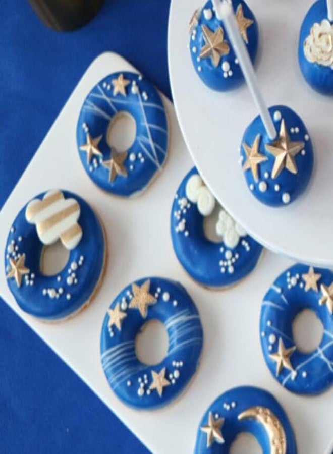 RHLOVY Moon and Star Molds Silicone, Cloud Fondant Mold Moon Star Cloud Chocolate Molds For Chocolate Candy Baking Sugar Cakes Decorating - Image 3