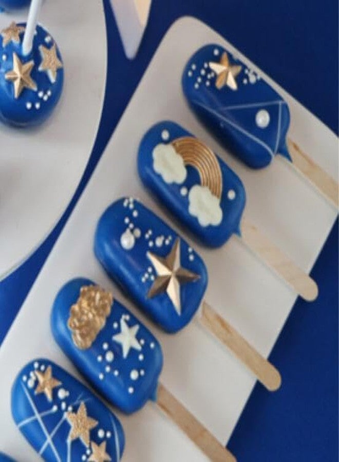 RHLOVY Moon and Star Molds Silicone, Cloud Fondant Mold Moon Star Cloud Chocolate Molds For Chocolate Candy Baking Sugar Cakes Decorating - Image 5