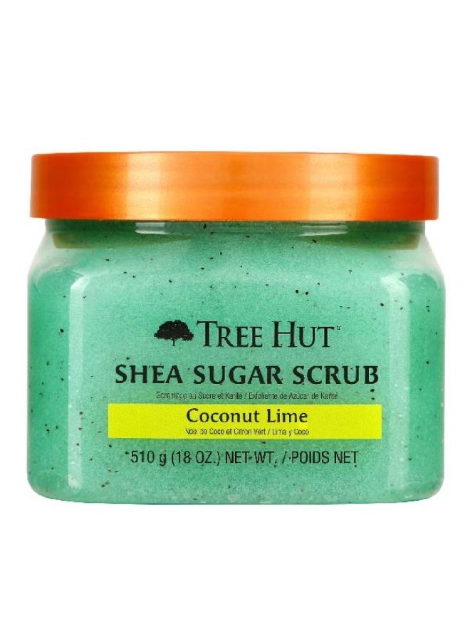 Sugar Scrub With Shea Coconut And Lemon By Tree Hut - 510g