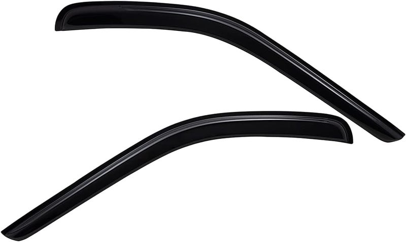 Lightronic WV92676 Tape-on Side Window Visor Deflector Rain Guard, Dark Smoke, 2PCS Set for Ford Transit 2014-2021 - Image 3