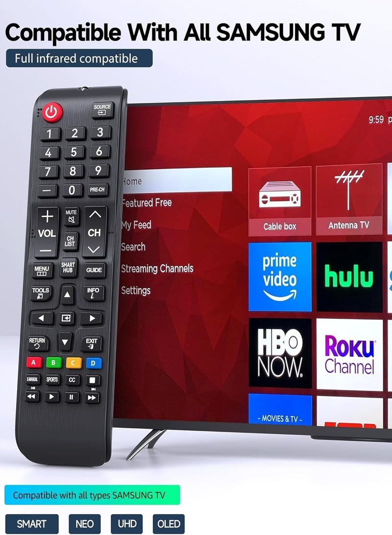 NEW Universal Remote Control for All Samsung Smart LCD, LED, SUHD, UHD, HDTV, and 3D TVs - Image 3