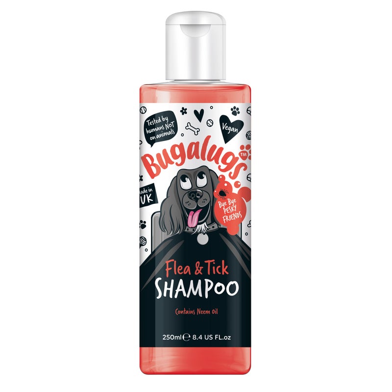 Bugalugs Flea & Tick Dog Shampoo 250ml - Image 1